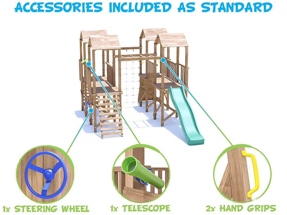 CastleFort 2 Climbing Frame