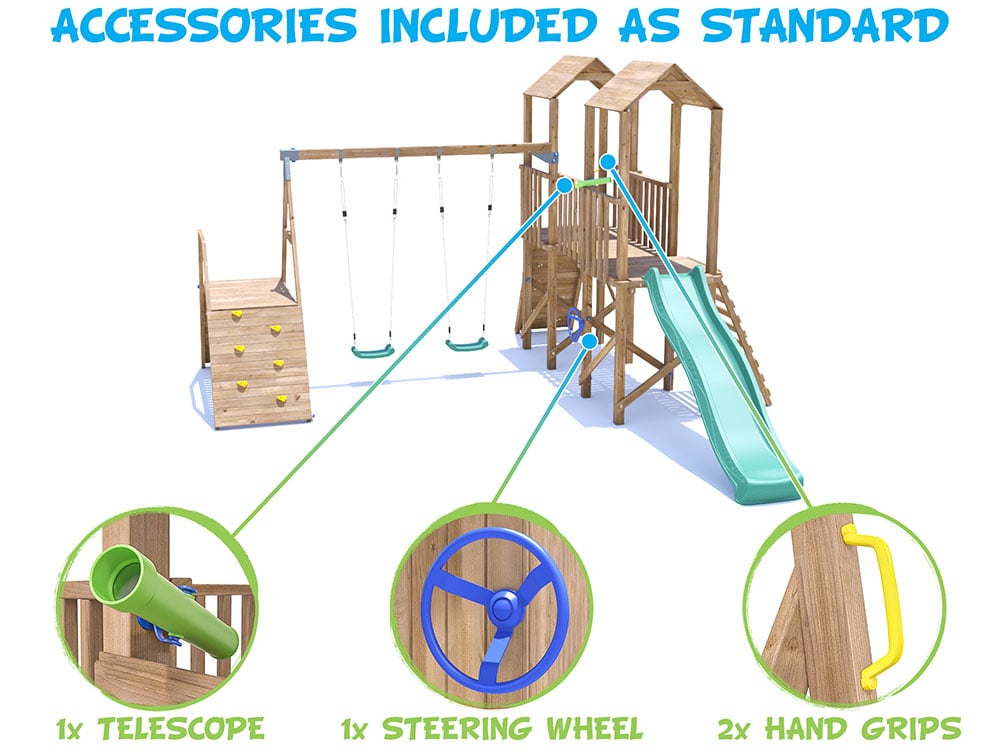 MegaFort 7 Climbing Frame