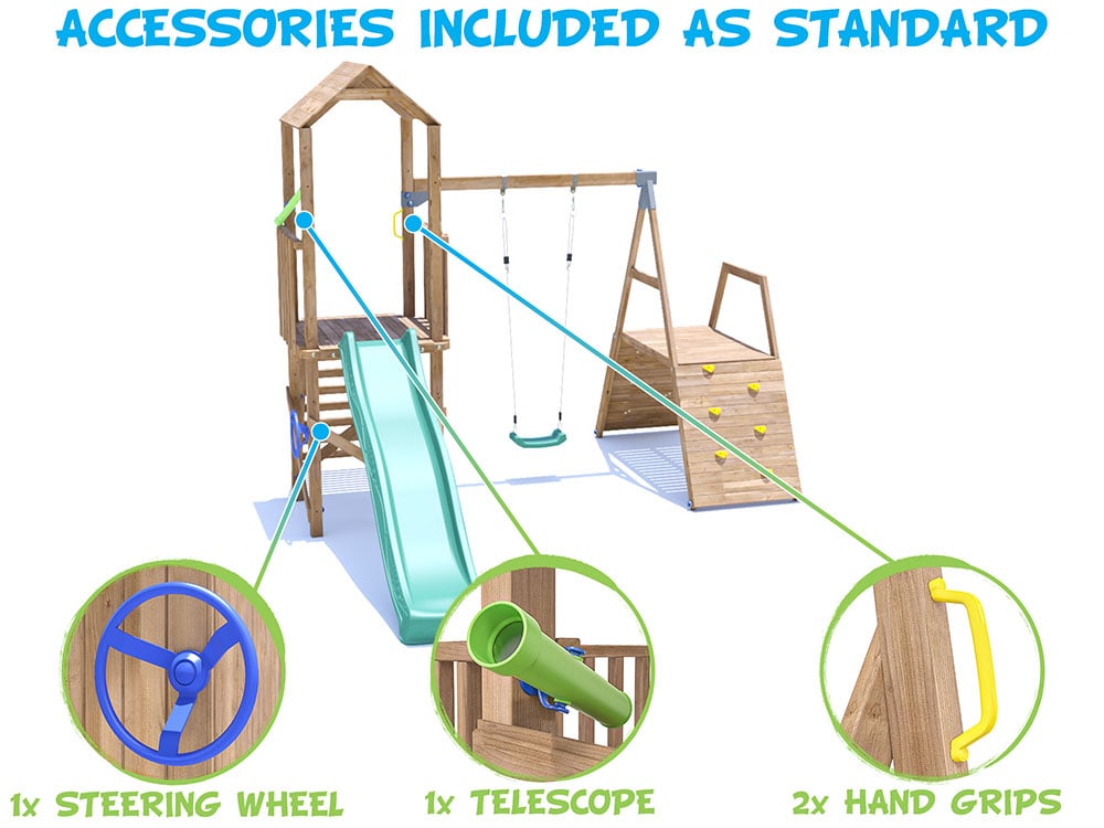 SquirrelFort 6 Climbing Frame