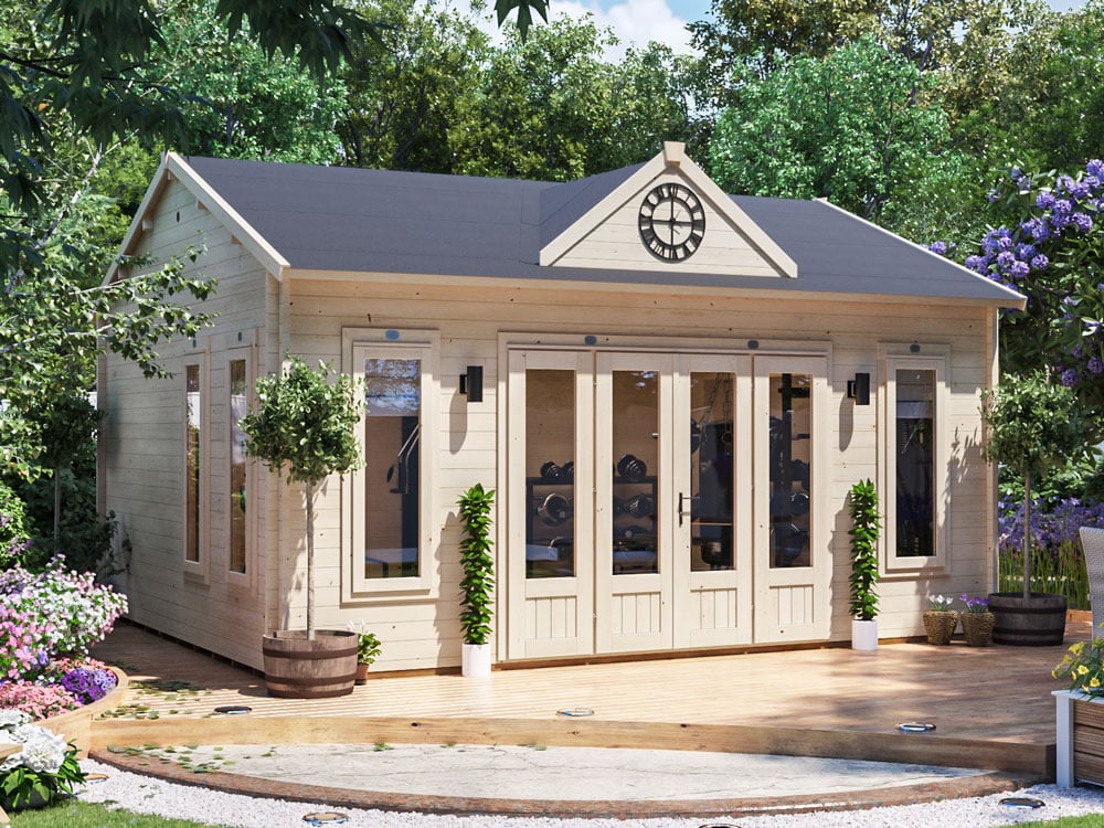 GhostFlower Clockhouse Log Cabin