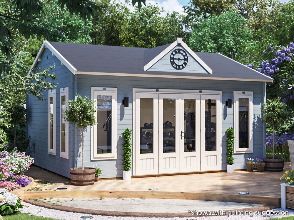 GhostFlower Clockhouse Log Cabin