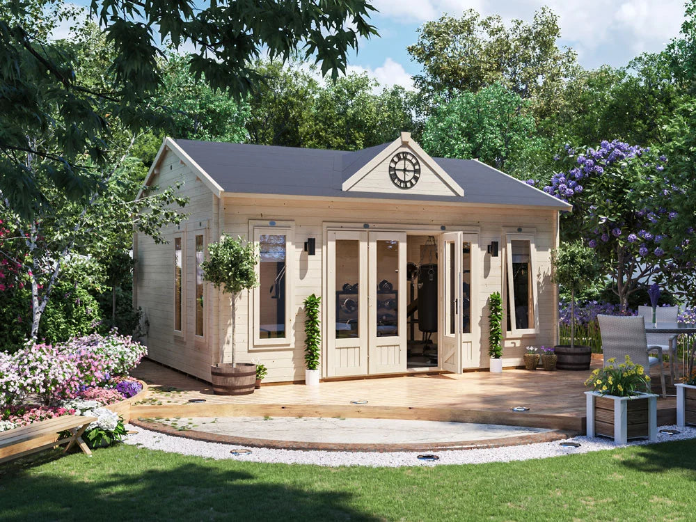 GhostFlower Clockhouse Log Cabin