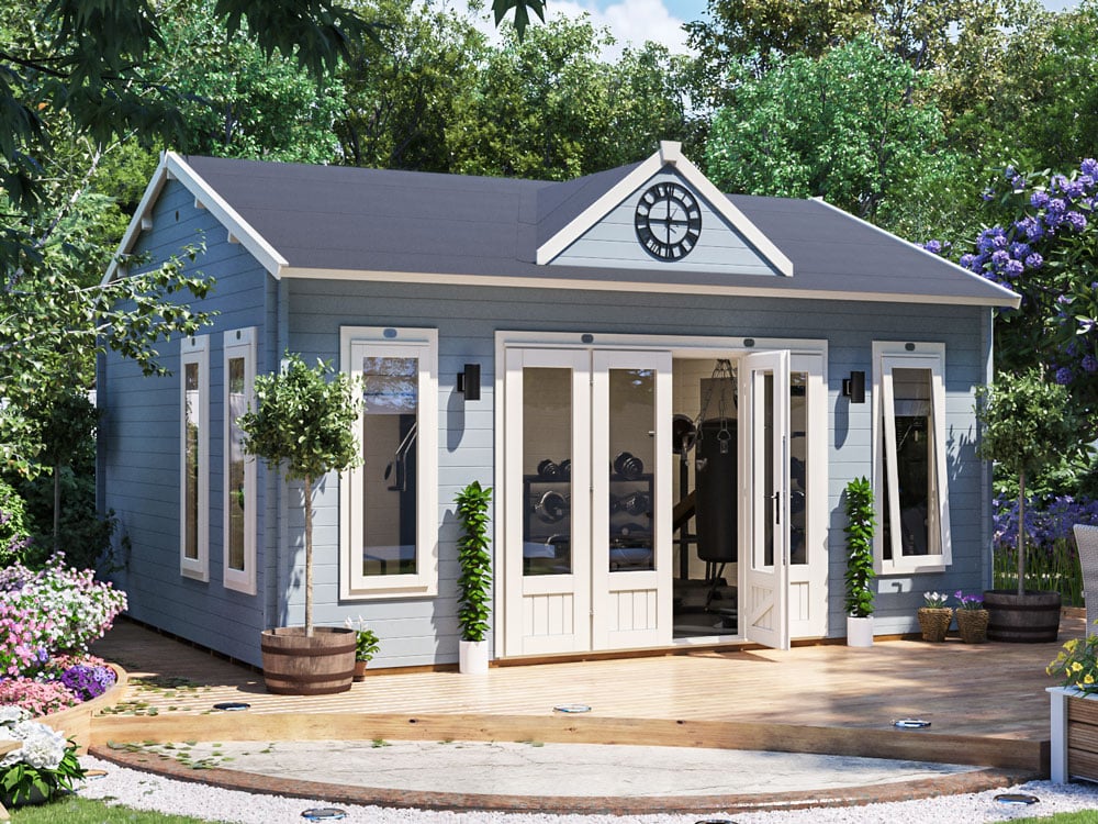 GhostFlower Clockhouse Log Cabin