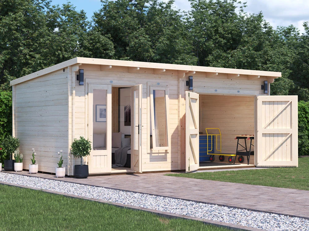 EvilGenius Log Cabin and Workshop