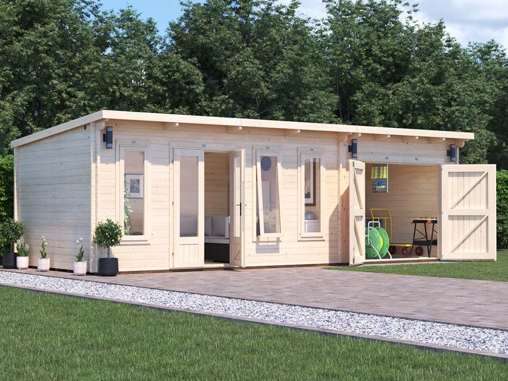 EvilGenius Log Cabin and Workshop