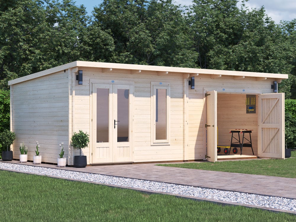 EvilGenius Log Cabin and Workshop