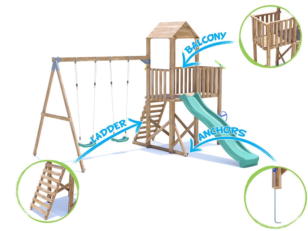 BalconyFort 5 Climbing Frame