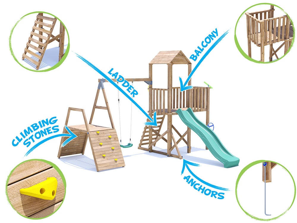 BalconyFort 6 Climbing Frame