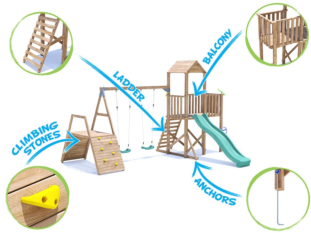 BalconyFort 7 Climbing Frame