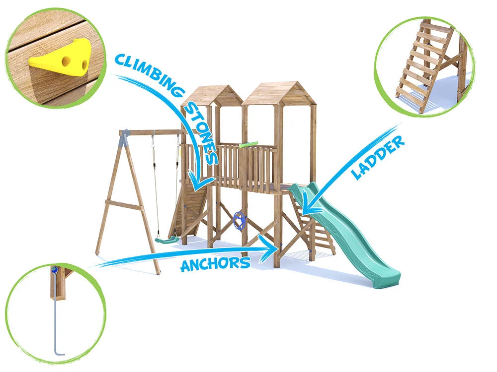 MegaFort 4 Climbing Frame