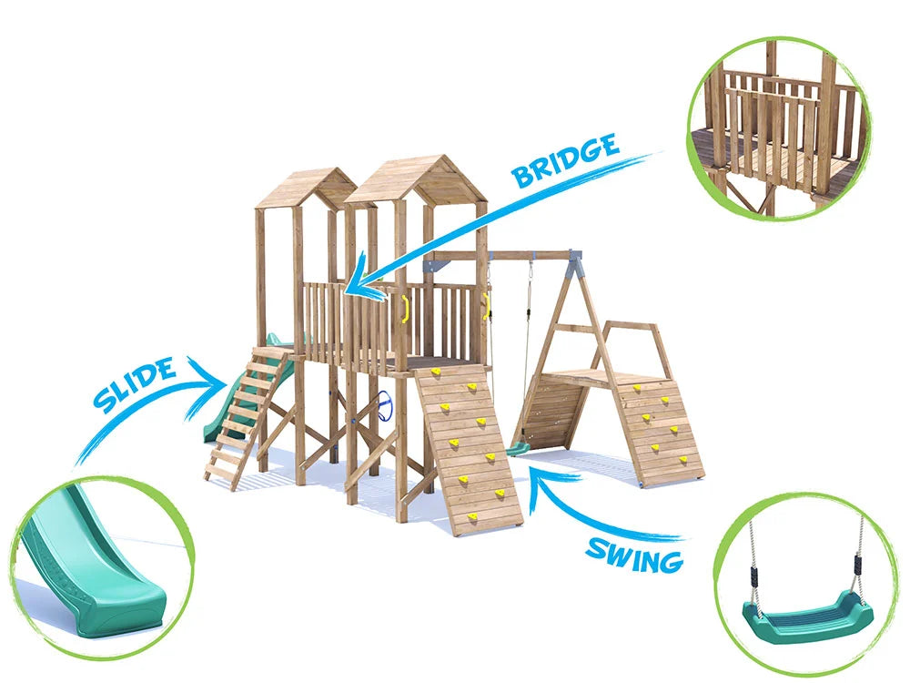 MegaFort 6 Climbing Frame