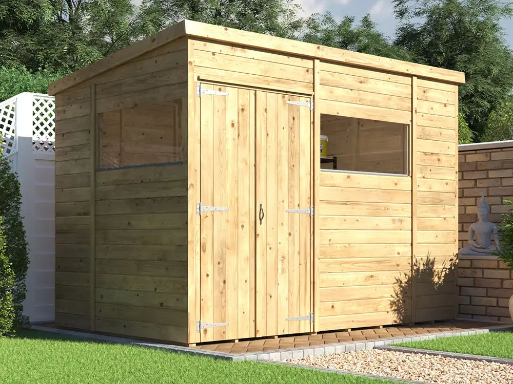 Overlord Modular Pent Shed