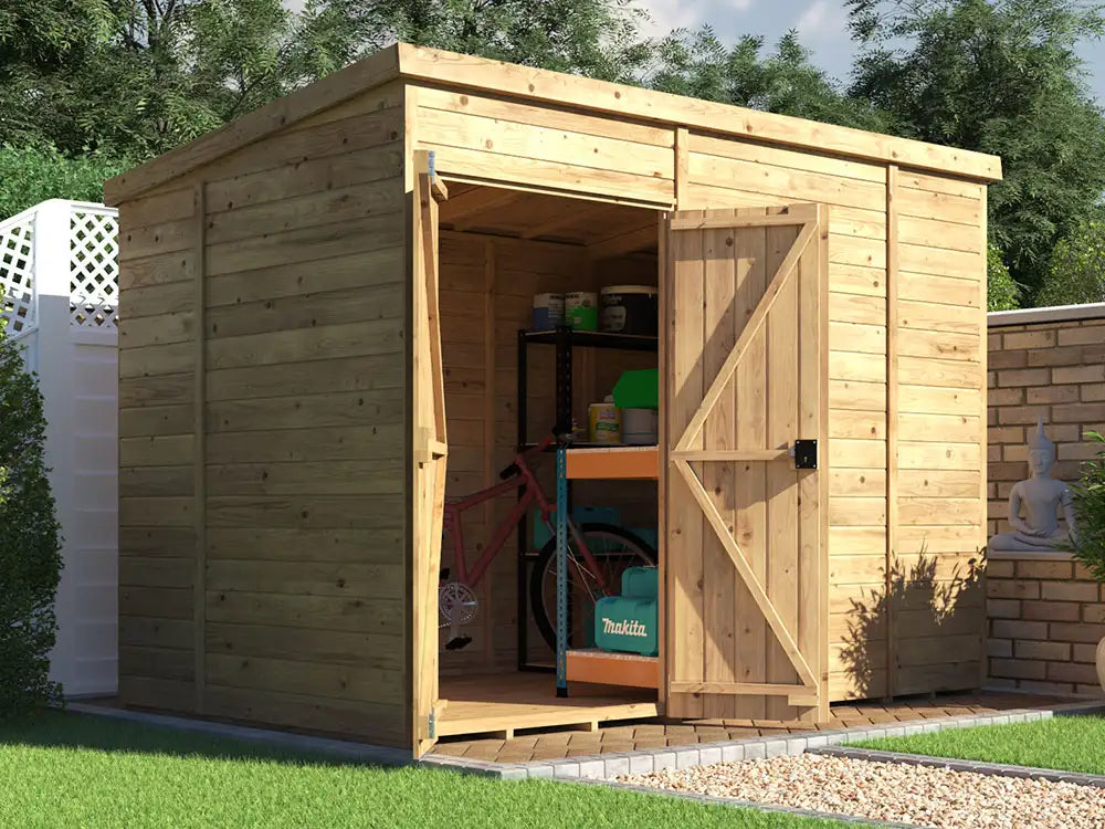 Overlord Modular Pent Shed