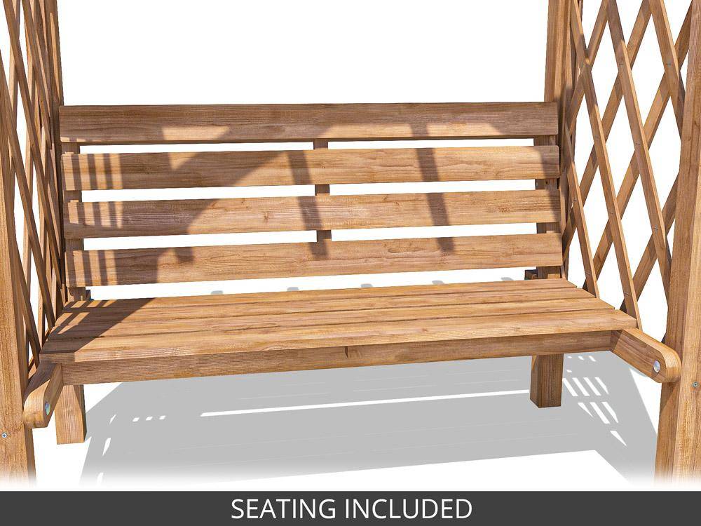 Jasmine Pergola with Seat