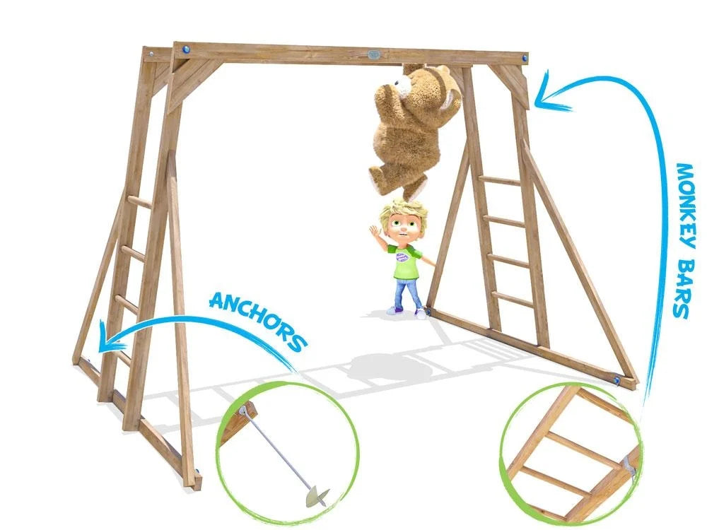 Monkey Adding Frame Monkey Bars Climbing Frame – Sunter Furniture