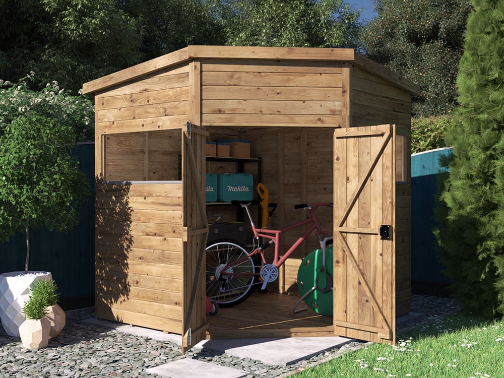 Overlord Corner Shed