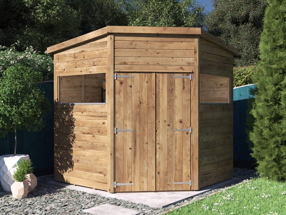 Overlord Corner Shed