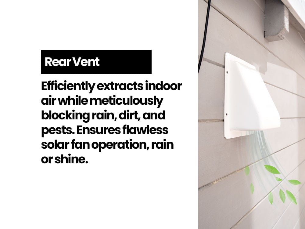 Humidistat Extractor Fan (SOLAR/BATTERY)