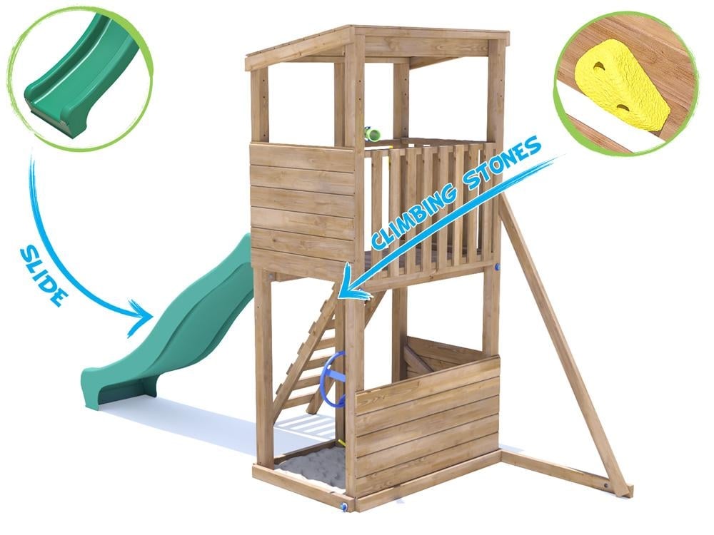 SquirrelFort Climbing Tower