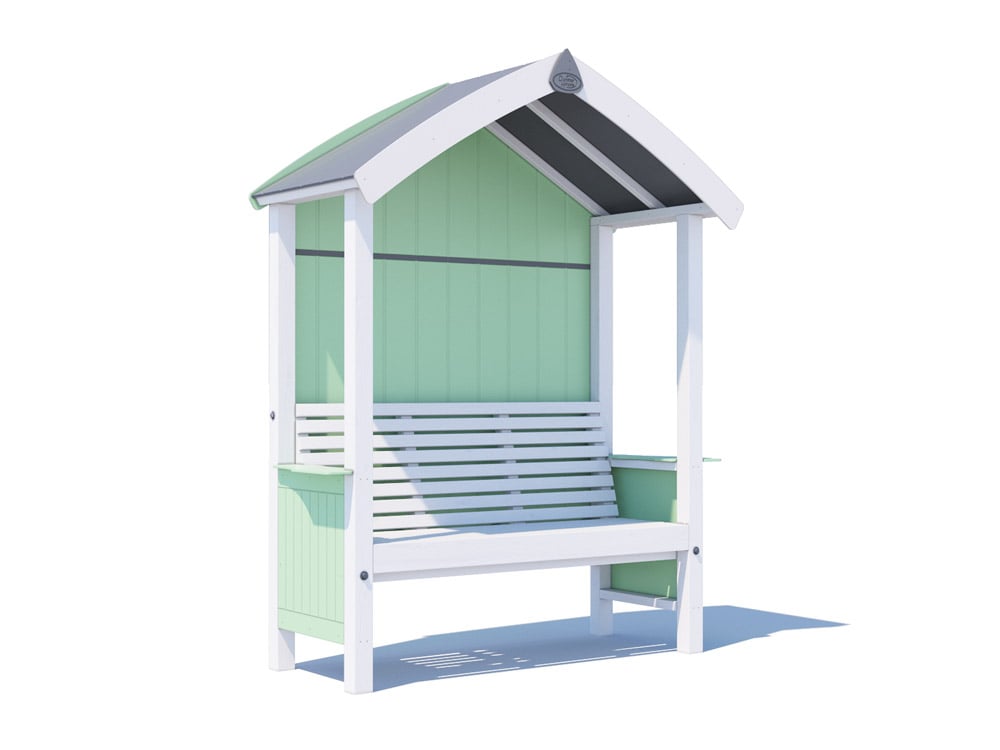 Summerset Painted Seated Garden Arbour