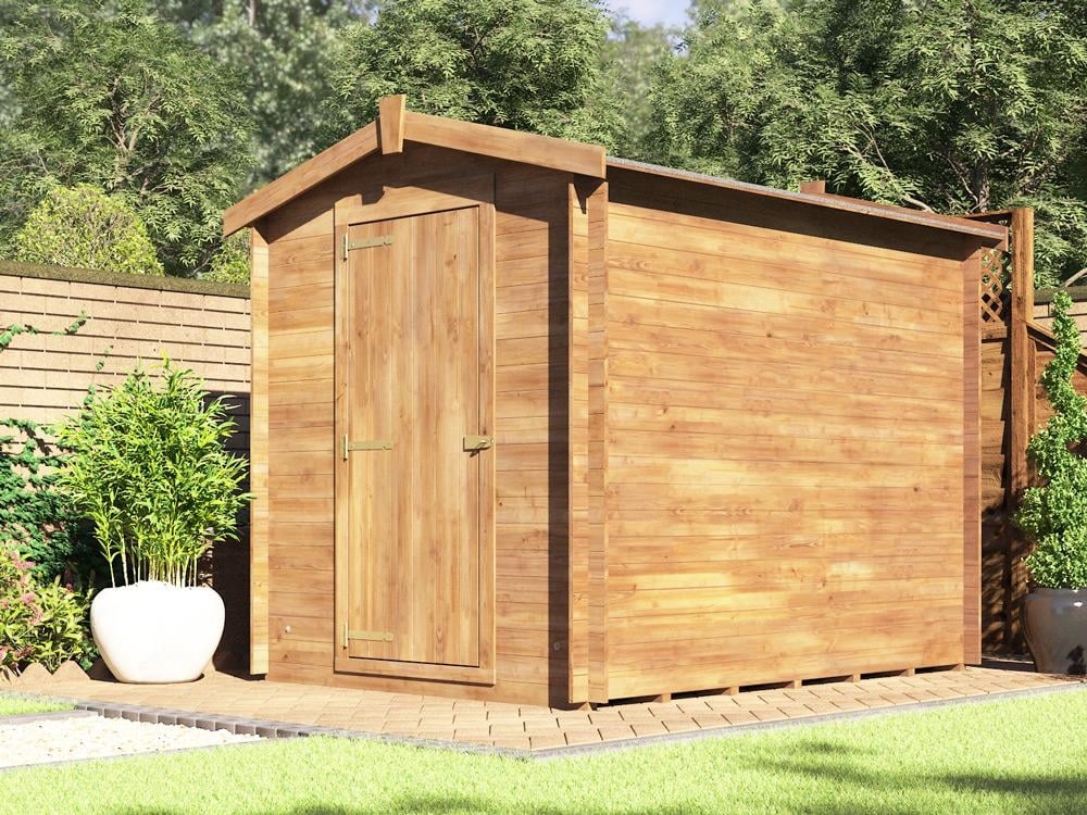 Taarmo Heavy Duty Pressure Treated 19mm Log Shed