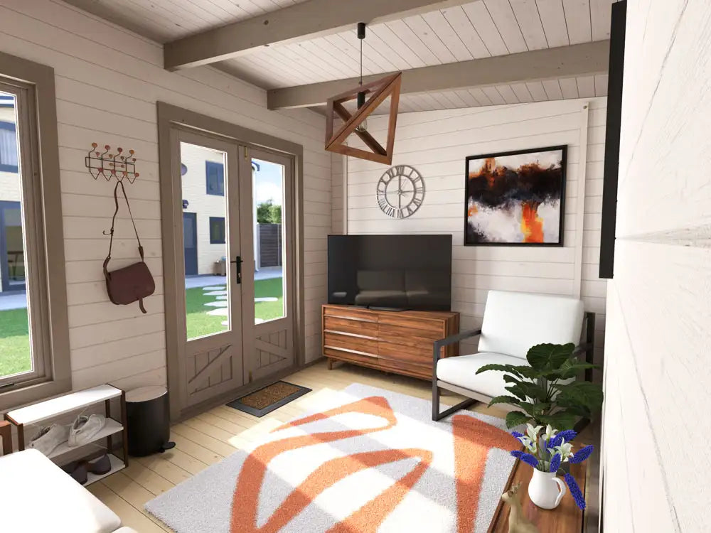 Terminator Pent Log Cabin