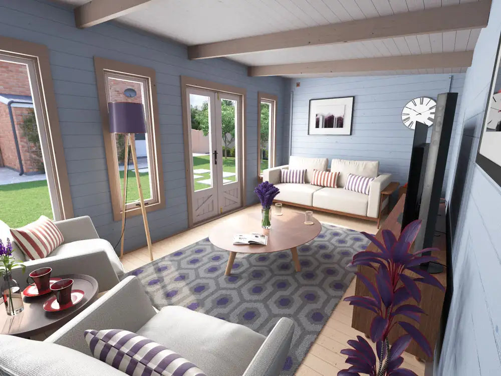 Terminator Pent Log Cabin