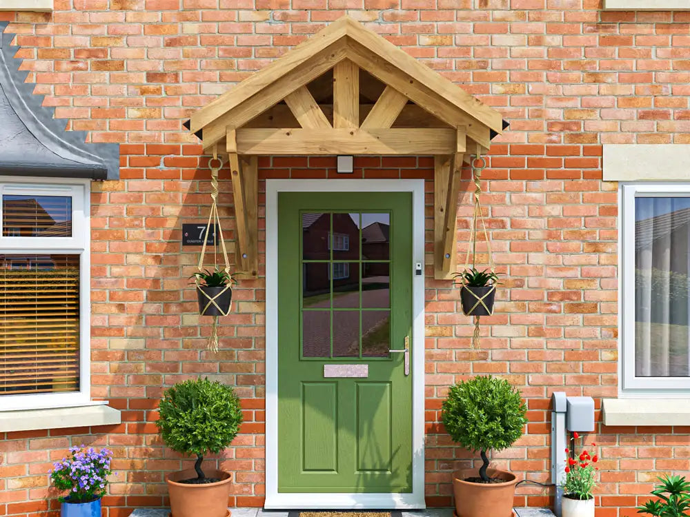 Thunderdam Apex Wooden Porch Canopy