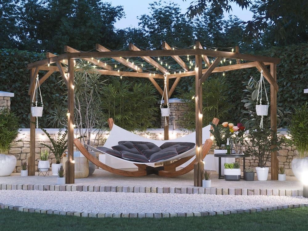 Utopia Diamond Corner Pergola