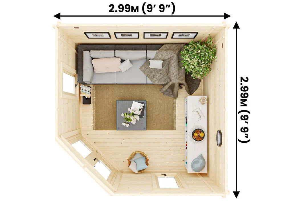 Coronet Corner Log Cabin