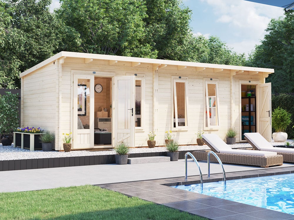 EvilAmy Multi Room Log Cabin