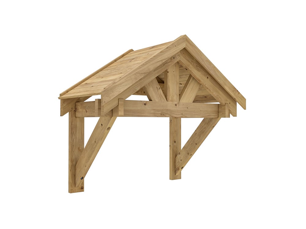 Thunderdam Apex Wooden Porch Canopy