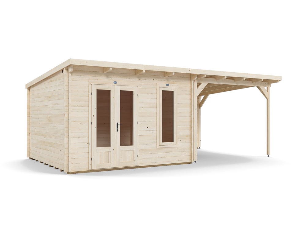 Assassin Log Cabin With Gazebo