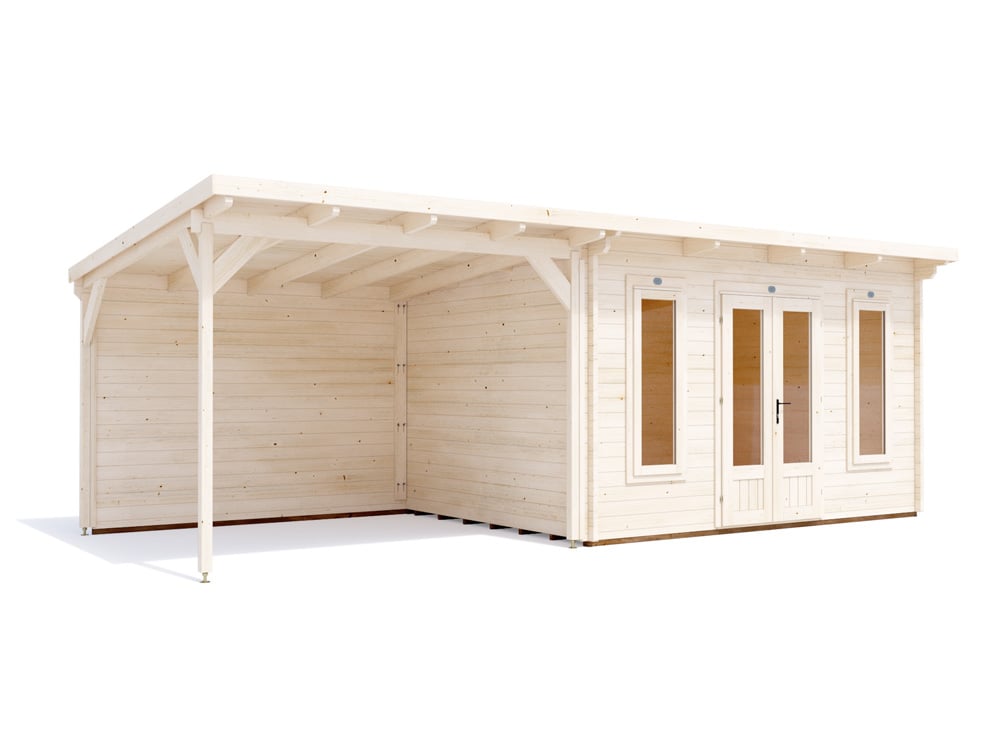 Assassin Log Cabin With Gazebo